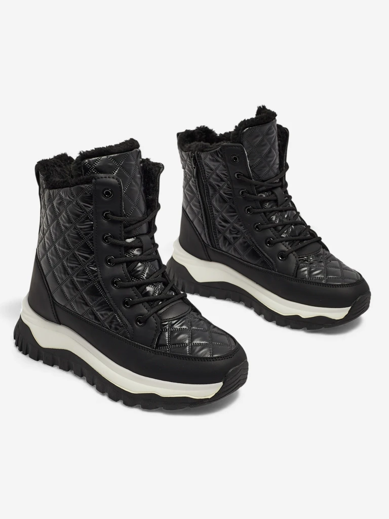 Botine tip snowboots pentru femei, matlasate, Rimea