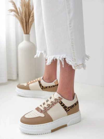 Sneakers pentru femei Royalfashion cu sclipici Qisofi