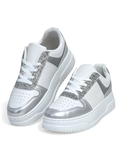 Sneakeri pentru femei Royalfashion cu sclipici Qisofi