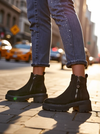 Royalfashion Botine pentru femei Fiefo