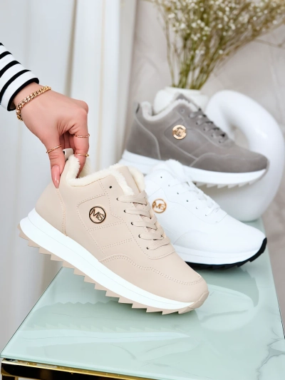 Royalfashion Pantofi sport pentru femei izolate bej Lahho