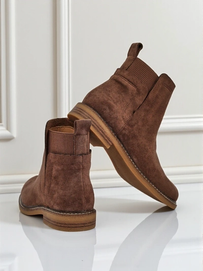 Gyal dem boot ala Chelsea boot fram eko-suedha Veysi