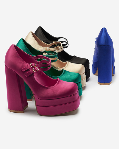 Pantofi cu toc înalt pentru femei Fuchsia Elika - Încălțăminte