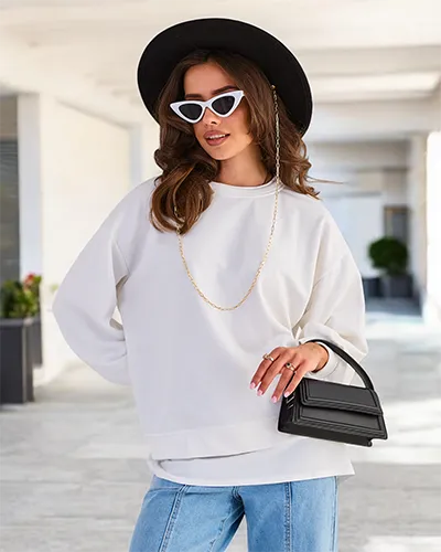 Royalfashion Hanorac subțire din bumbac pentru femei