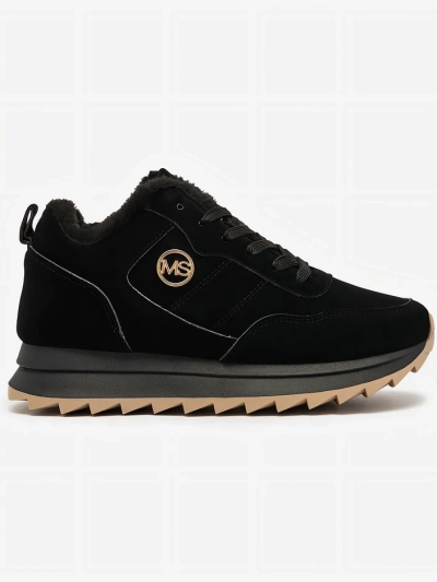 Royalfashion Negru pantofi sport pentru femei izolate Lahho