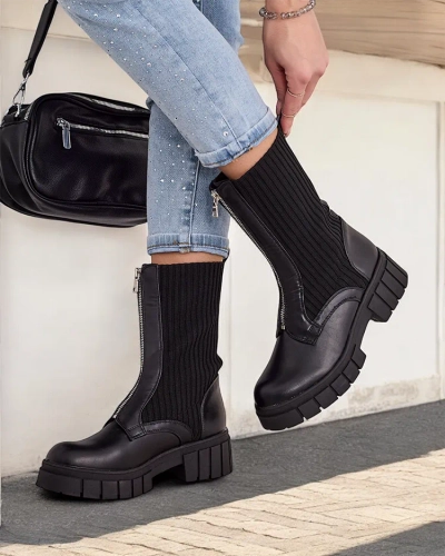 Royalfashion Cizme elegante de glezna pentru femei Tenimo