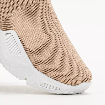 OUTLET Pantofi sport dama Fisa inalti bej - Incaltaminte