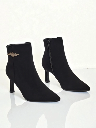 Botine de damă cu toc stiletto Meloria