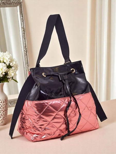 Royalfashion Geantă de damă mare Luxe Glow Shopper