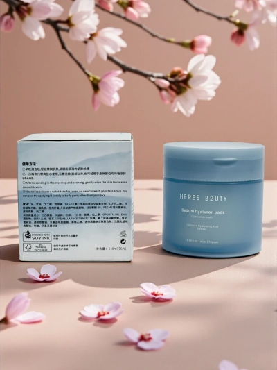 Dischete demachiante din bumbac - hidratante, cu acid hialuronic