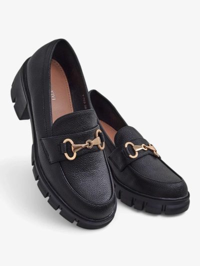Moccasini femei Royalfashion cu toc mic Tollere