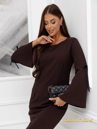 Rochie mini de damă cu mâneci largi Anielle