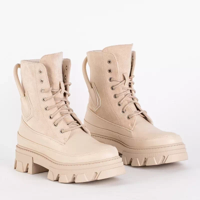 OUTLET Genti izolate dama bej Emilla - Incaltaminte