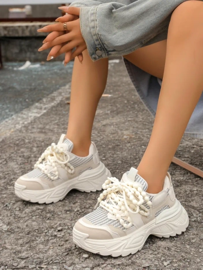 Pantofi sport Royalfashion pentru femei cu o talpă mai groasă Loness