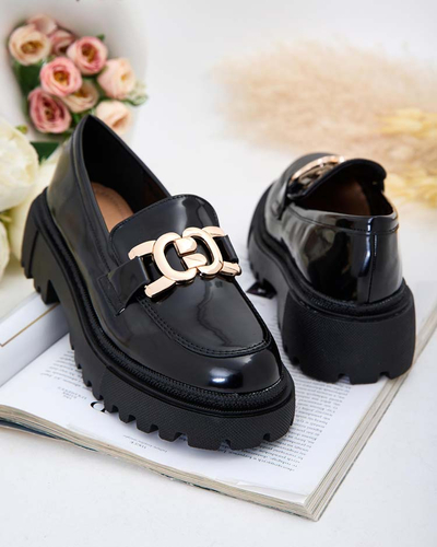 Royalfashion Mocasini lăcuiți de damă Bevevra