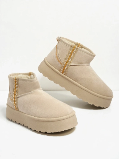 Botine scurte de damă tip snowboots Pravel