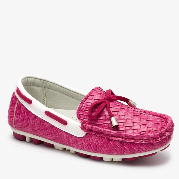 Mocasini pentru copii fucsia Dannad- Footwear