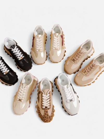 Royalfashion Sneakers sportive pentru femei pe o talpă mai groasă Aloqa