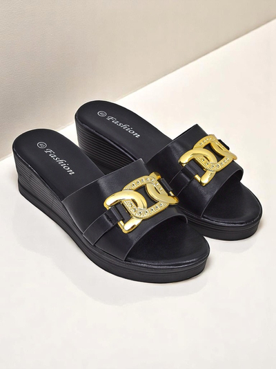 Royalfashion Sandale wedge pentru femei Nolia