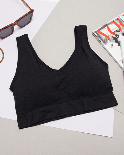 Sutien sport negru dama - Lenjerie intima