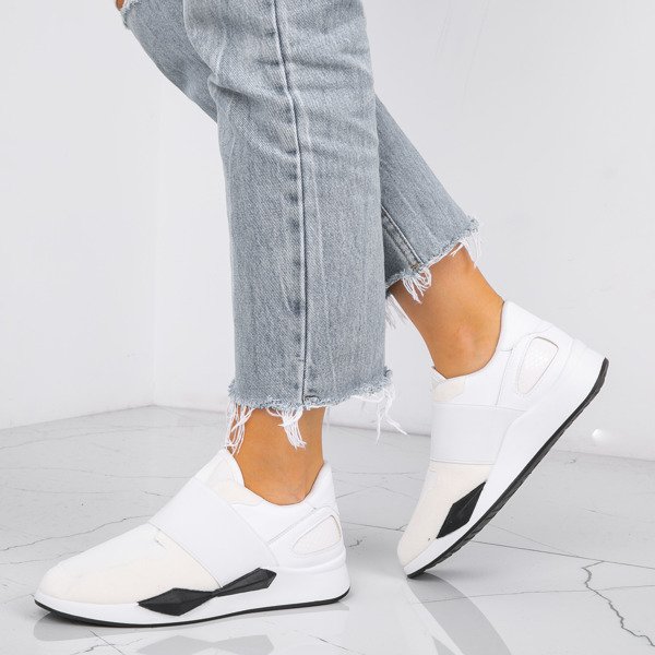 OUTLET Încălțăminte sport Ossen albă - Încălțăminte