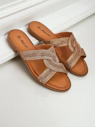 Royalfashion Babes Klapki Braided Woven Breeze