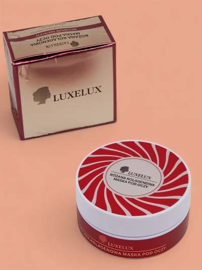 Patches cu colagen Luxelux Rose pentru zona de sub ochi 60 buc.