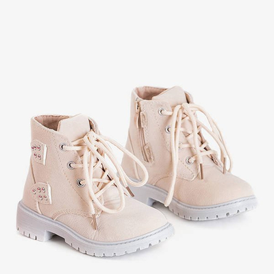 Cizme bej Meridan pentru fete - Încălțăminte