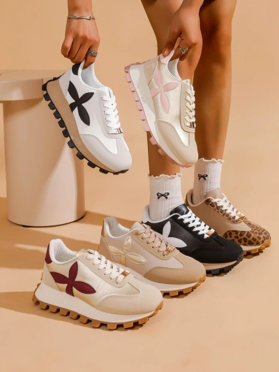 Sneakers sportive pentru femei Royalfashion pe o talpă mai groasă Aloqa