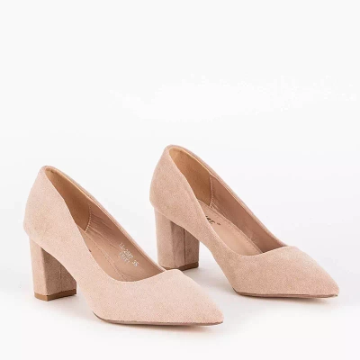 OUTLET Pompe bej pe stalp Valrica - Incaltaminte