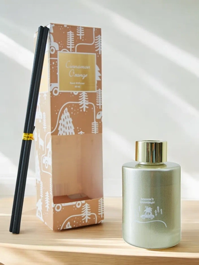 Dispersor de parfum cu bețișoare cu aromă de scorțișoară și portocală 60 ml
