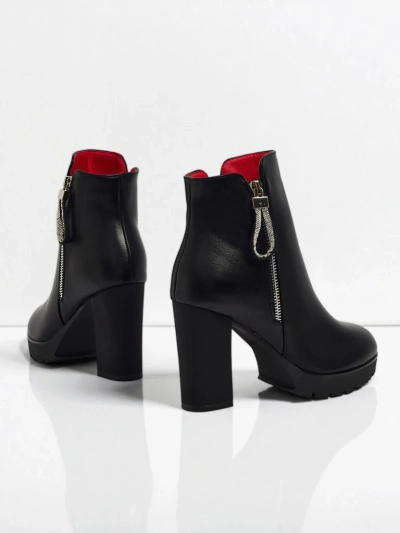 Botine Luna Negre Elegante de Primăvară