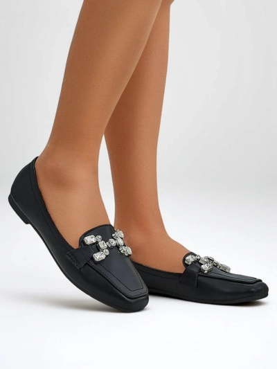 Mocassini Royalfashion pentru femei cu strasuri Lecilla