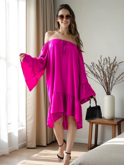 Rochie Royalfashion pentru femei a'la spaniolă cu volane, oversized