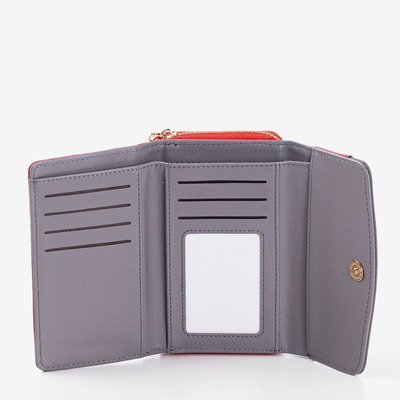 Portofel mic roșu pentru femei - Portofel