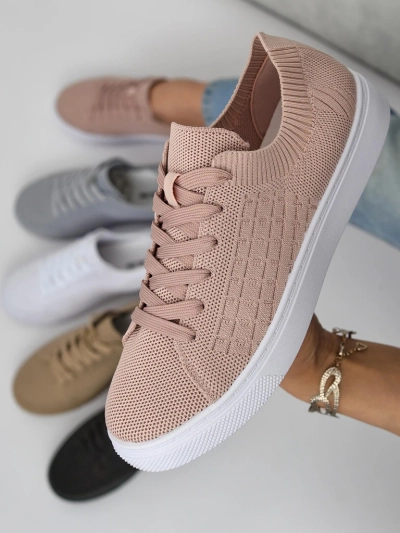 Sneakers de damă Royalfashion Calista Rosa - pantofi roz pentru primăvară și vară