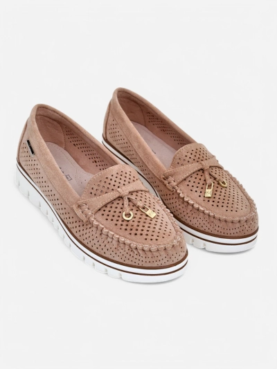 Royalfashion Loafers perforate pentru femei Elissas