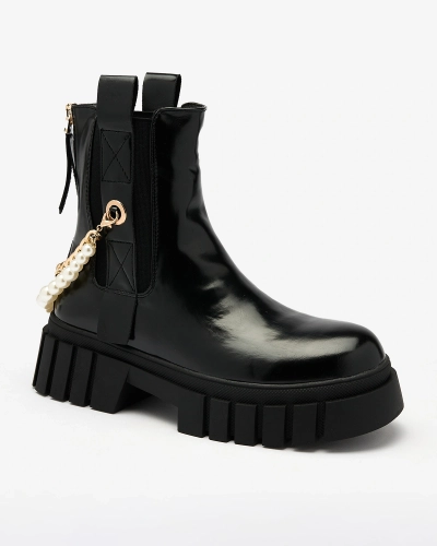 Royalfashion Negru cizme pentru femei Zifosca