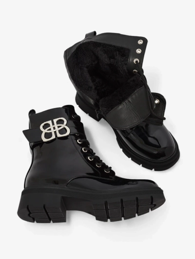 Botine Dama Luna Negre Piele Elegante de Toamna