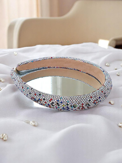 Royalfashion Bentiță cu pietre strălucitoare și perle Bianka