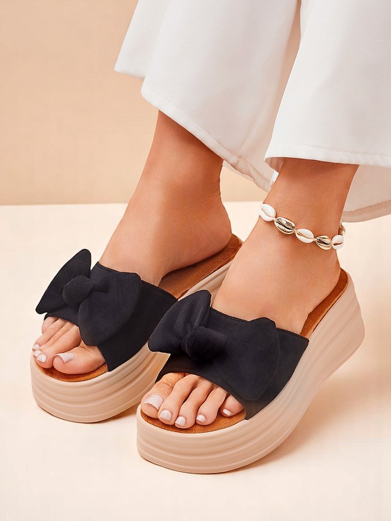 Royalfashion Papuci de damă cu platformă Givan