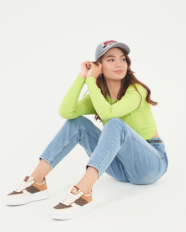 Blugi mom dama albastri - Imbracaminte