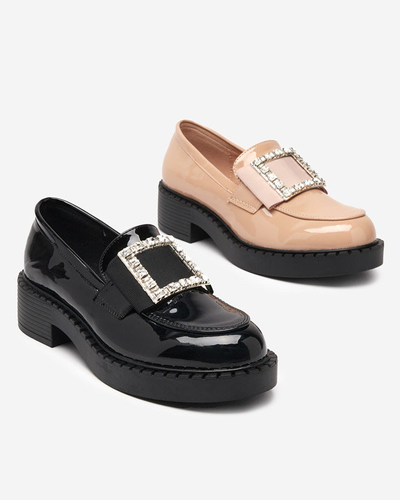 OUTLET Pantofi lacuiti cu catarama neagra. Fogim- Încălțăminte