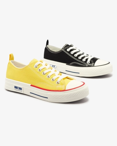 Adidași cu șiret pentru femei negri Cerity - Încălțăminte