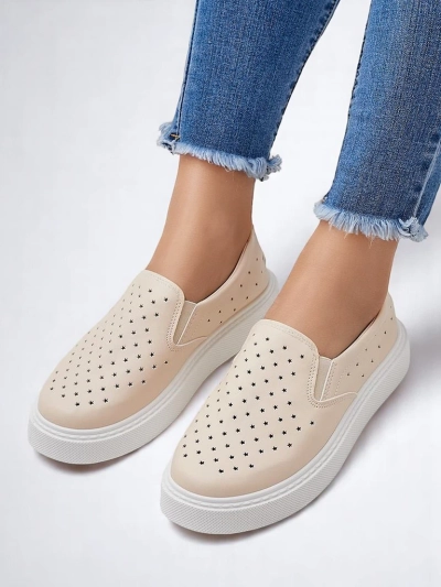 Pantofi sport cu șireturi perforați pentru dame Royalfashion Vaned