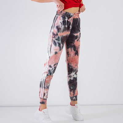 Pantaloni de trening roz cu dungi - Îmbrăcăminte