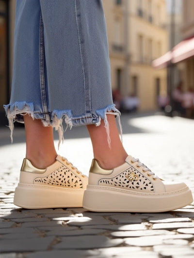 Royalfashion Sneakers sport perforate pentru femei Jovixi
