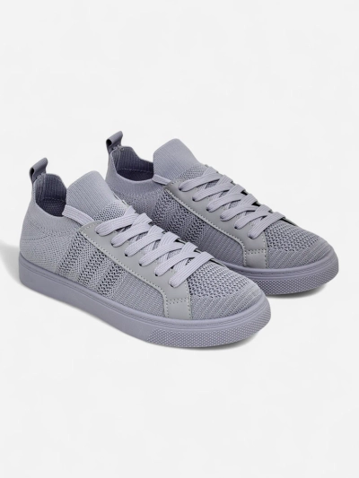 Adidași Gri Androsia – Pantofi sport stilați, plați, pentru vară și primăvară