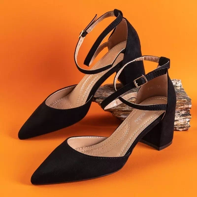 OUTLET Pompi de dama negri Nadie - Pantofi