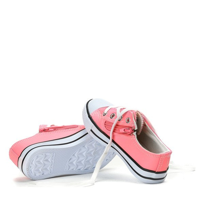 Dziecięce trampki w kolorze różowym Oxane - Obuwie